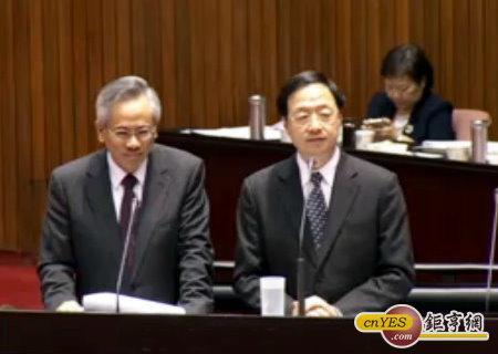 江揆今在立院回應補充保費檢討議題。(鉅亨網記者尹慧中攝)