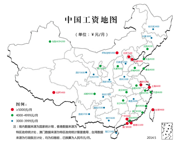 中國買房痛苦指數地圖