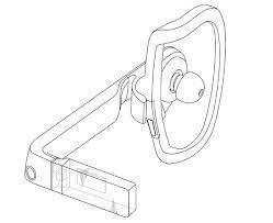 網路上流傳的Gear Glass示意圖。(圖:phandroid.com)