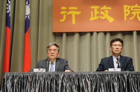 江揆30日將出訪友邦；圖為政院說明該行程。(圖：行政院提供)