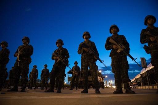 泰國軍方宣布政變(圖:AFP)