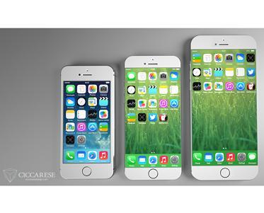 Ciccarese模擬的iPhone 6外觀。（圖：AppleInsider）