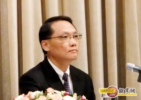 聯電(2303-TW)(UMC-US)股東會將先於台積電召開;圖為執行長顏博文。(鉅亨網記者尹慧中攝)