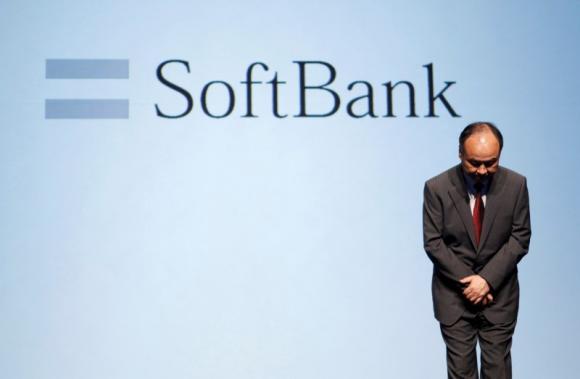 SoftBank Corp. Chief Executive Son attends a news conference in Tokyo