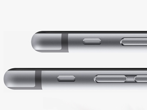 蘋果官網iphone 6橫向水平展示圖