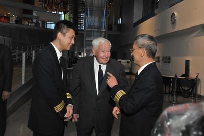 波音747之父喬·薩特與國航父子747機長共話傳奇（攝影：王澤民、陳誠）