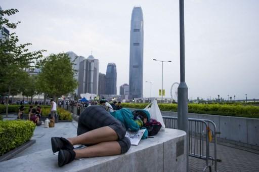 「佔中」衝擊中國經濟？     (圖:AFP)