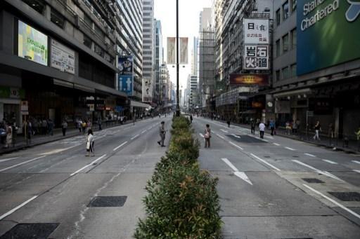 香港占中一景(圖：AFP)