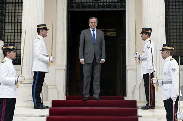 希臘總理薩馬拉斯Antonis Samaras (圖:AFP)