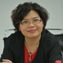 中國太平洋人壽保險股份有限公司江蘇分公司業務總監盧小美在等風來會議發言