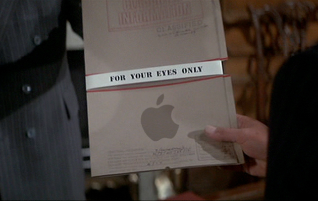 Apple-for-your-eyes-only