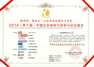 漢聲集團榮獲“第十屆中國企業競爭力年會”三大獎項