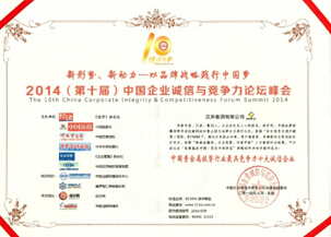 漢聲集團榮獲“第十屆中國企業競爭力年會”三大獎項