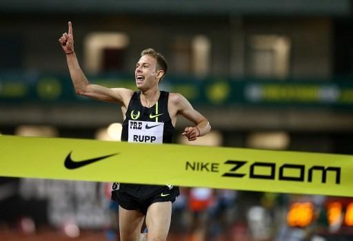 美國選手Galen Rupp創下萬米典賽跑美國紀錄    (圖:AFP)