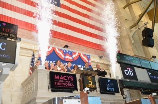 美國股市7月3日收盤敲鐘    (圖:AFP)