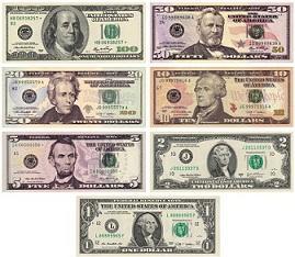 美元紙鈔。(圖:維基百科)