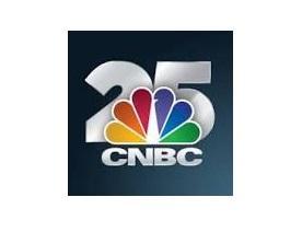 《CNBC》開播25年紀念LOGO。