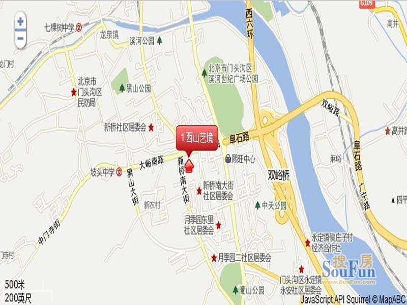 西山藝境（價格 動態 論壇 相冊）交通圖