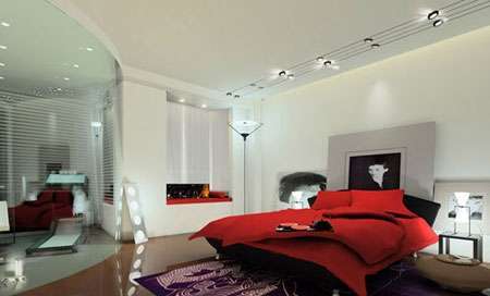 12。洞房的床頭枕頭兩側，不可被柜角或櫥角、書桌、化妝臺沖射，易使人偏頭痛。