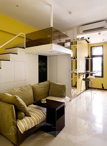 90后絞盡腦汁裝17平小窩 小戶型做出兩室兩廳