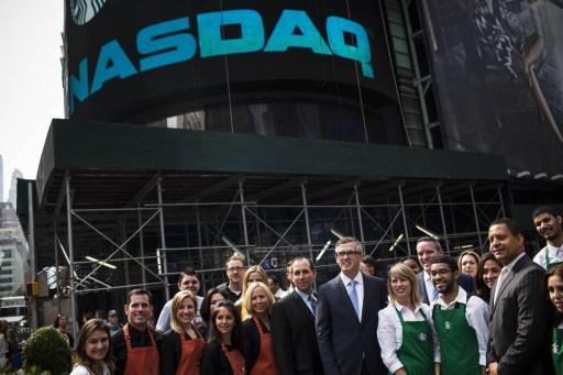 市場普遍低迷，但星巴克逆勢而為，創造銷售佳績 (圖：AFP)