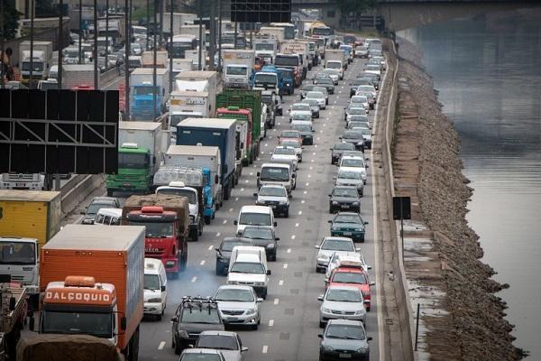 聖保羅Marginal Tiete高速公路 (圖:AFP)