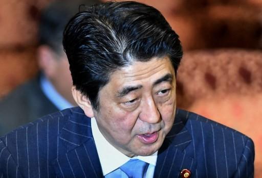 安倍首相宣布解散國會      (圖:AFP)