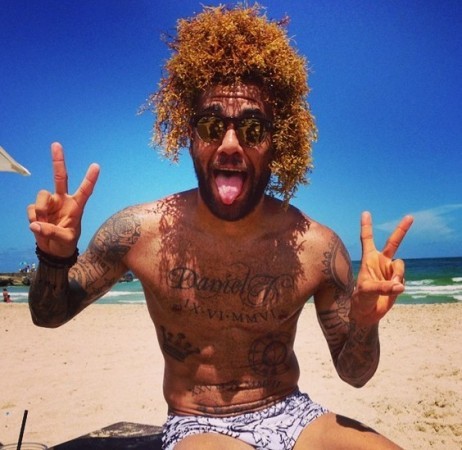 值得一提的是，阿爾維斯用海藻“量身定做”一個新髮型