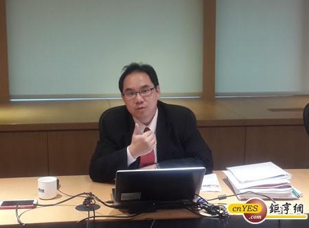 渣打國際商業銀行首席經濟分析師符銘財。(鉅亨網記者王莞甯攝)