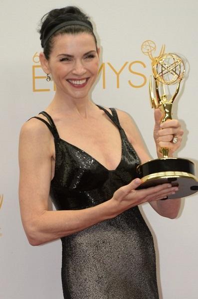 劇情類最佳女主角Julianna Margulies《法庭女王》(圖:AFP)