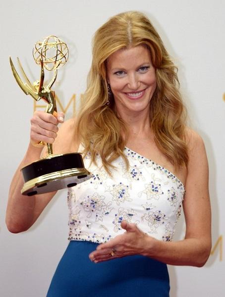 劇情類最佳女配角Anna Gunn《絕命毒師》(圖:AFP)