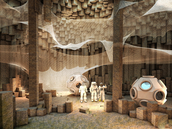移民火星就住這里火星居住專用洞穴住宅