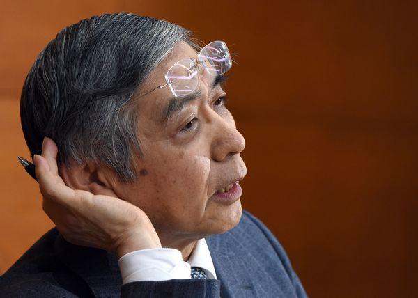 日本央行總裁黑田東彥(Haruhiko Kuroda)　資料圖片：afp