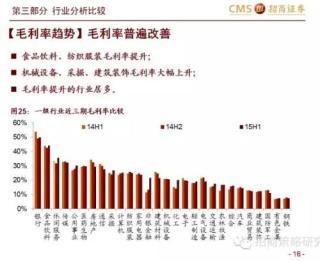 15年中報總結——盈利改善的幻滅