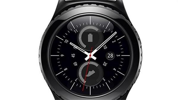 新一代 Gear智慧手錶採傳統錶面設計(具時針和分針)