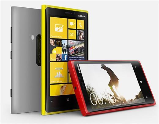 諾基亞Lumia 920系列手機。(圖：官網)