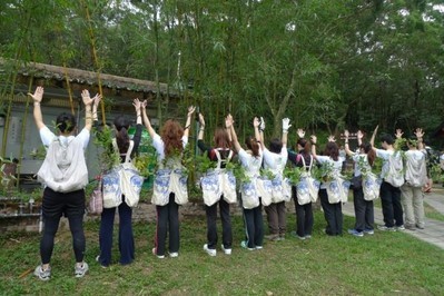 二十名亞洲博聞的員工組成五個隊伍，在香港馬鞍山郊野公園種植了150棵樹苗。