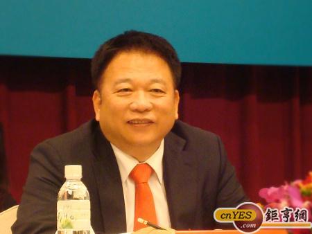 宸鴻董事長江朝瑞說，觸控的無聲革命一直在進行。(鉅亨網記者黃佩珊攝)