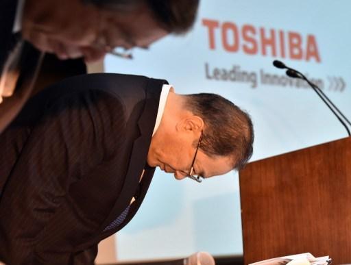 東芝假帳風暴重創投資人信心 (圖:AFP)