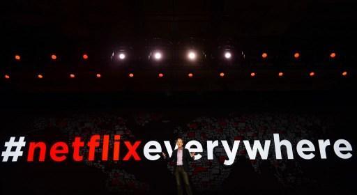 Netflix 真的快要無所不在 (圖:AFP)