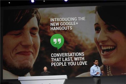 Google更新Google+ Hangouts通訊服務。(圖：CNET)