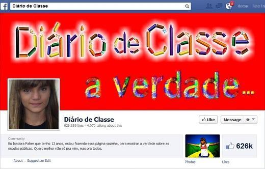 巴西女孩 Isadora Faber 的 Facebook 專頁