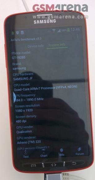 傳Galaxy S4 Active實機照。