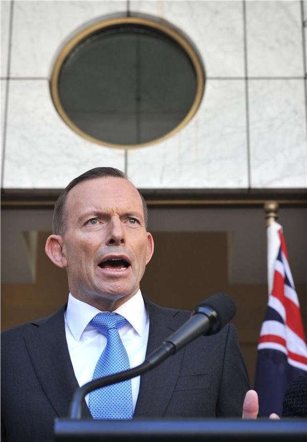 澳洲總理 Tony Abbott (圖:AFP)