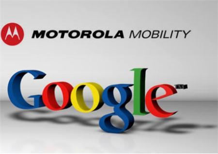Motorola Mobility 與 Google商標。(圖：CNET)