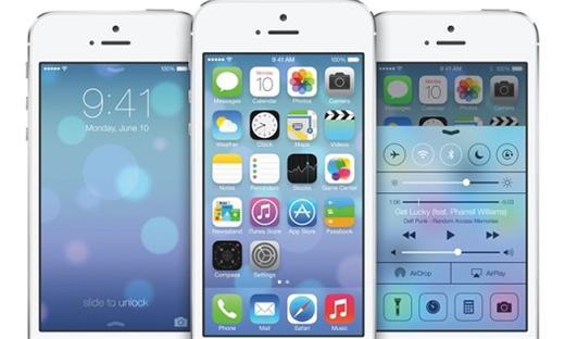 傳聞將搭載指紋感應技術的iOS 7畫面。(圖：AppleInsider)