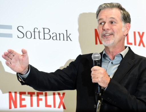 Netflix 執行長上週 Reed Hastings 正式將服務範圍擴及至日本。 (圖:AFP)