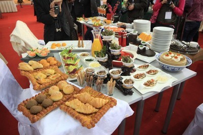 星級酒店自助餐擺台