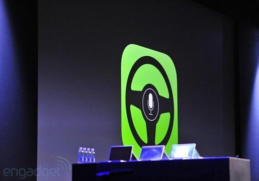 蘋果WWDC大會上推出「iOS in Car」車內系統功能。(圖：engadget)