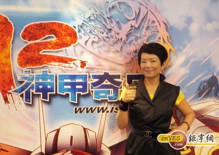 昱泉跨入運營旗下《M2神甲奇兵》也將CB；圖為董事長曹約文。(鉅亨網記者尹慧中攝)